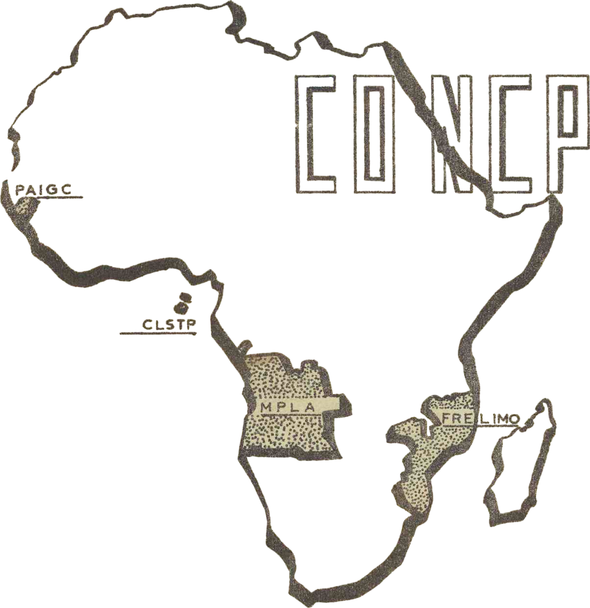 Conference of Nationalist Organizations of the Portuguese Colonies logo