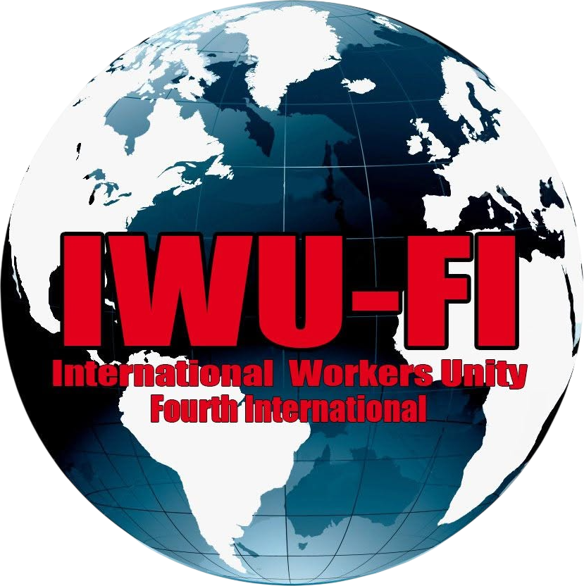 Former International Workers' Unity – Fourth International logo