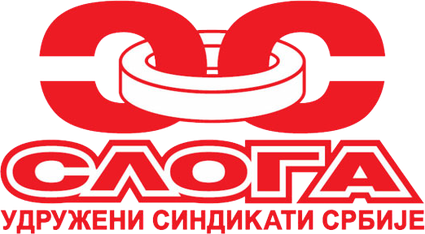 United Trade Unions of Serbia "Sloga" logo